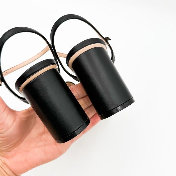 Gucci Marmont GG Black Leather Sandals Block Heels EU 39 US 9 - Picture 11 of 11